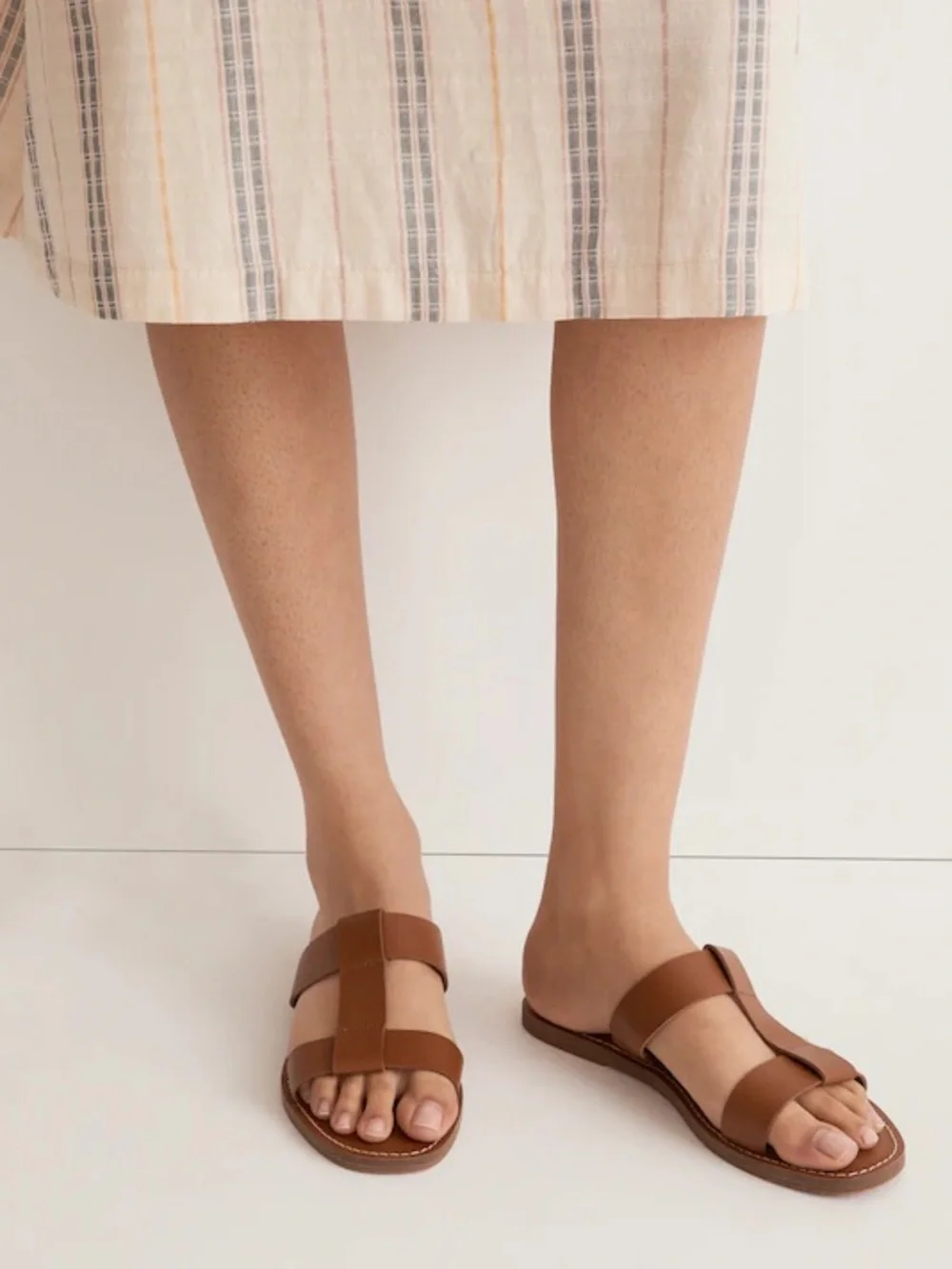 Madewell the Boardwalks T-Strap Slide Sandals - Picture 8 of 9